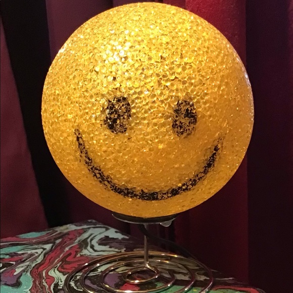 Vintage Other - Vintage 90’s Y2K Smiley Face Lamp Night Light Trip